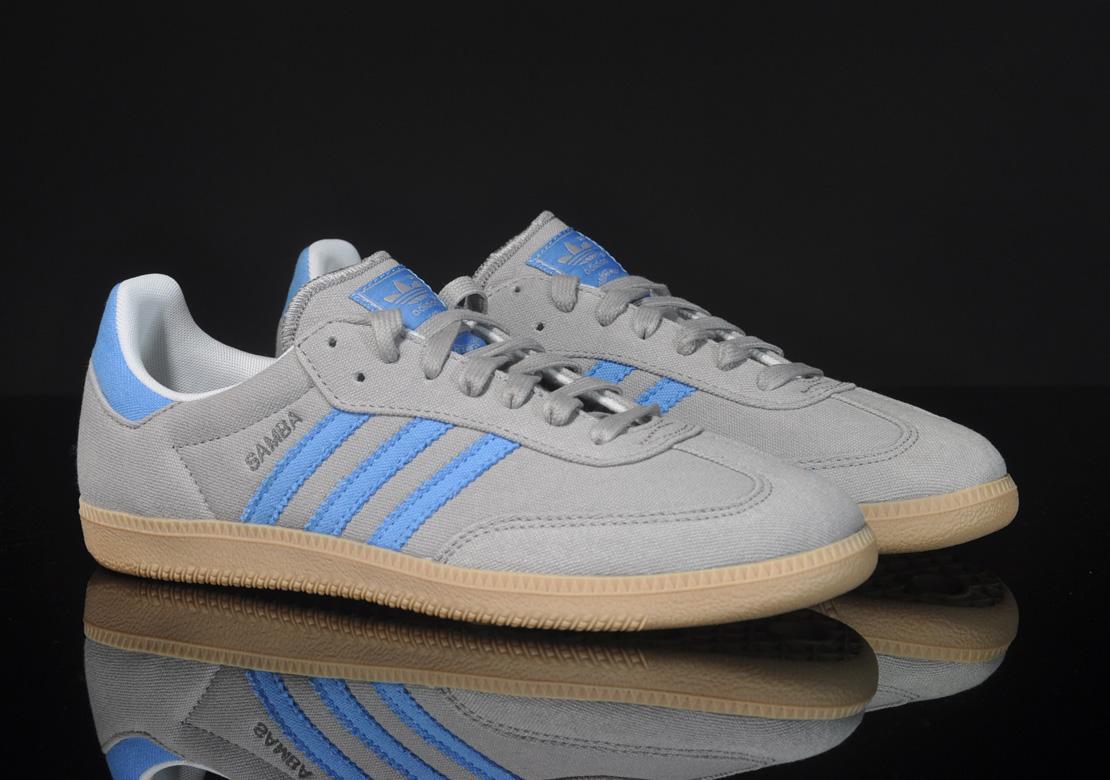 Adidas samba grey and blue online